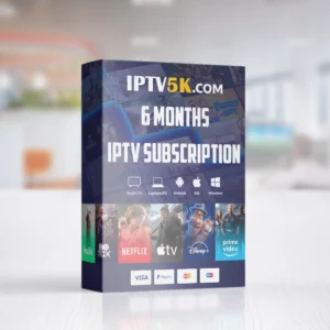 6 MONTHS IPTV SUBSCRIPTION